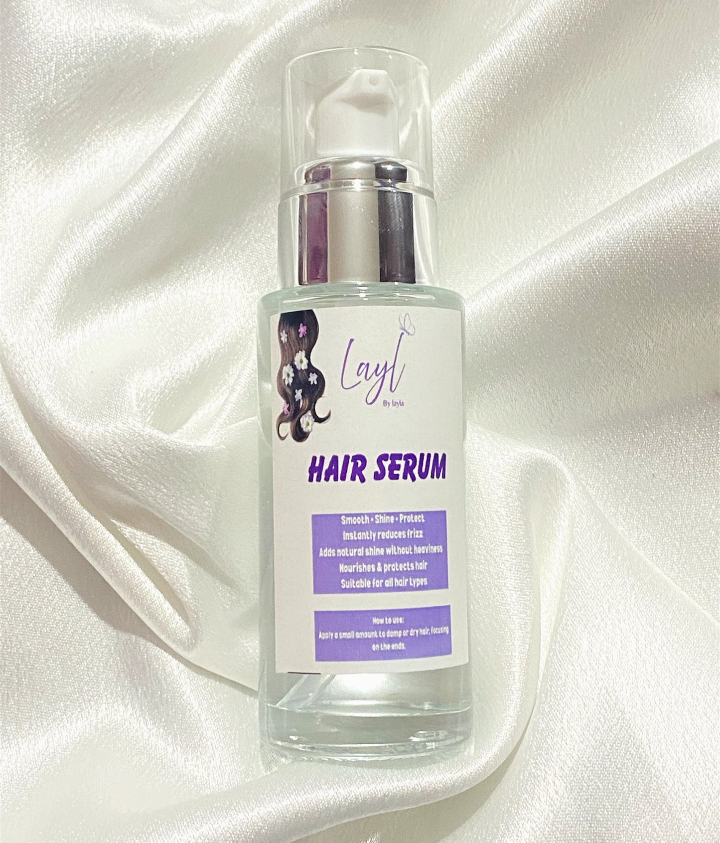 Glossy hair serum - anti frizz