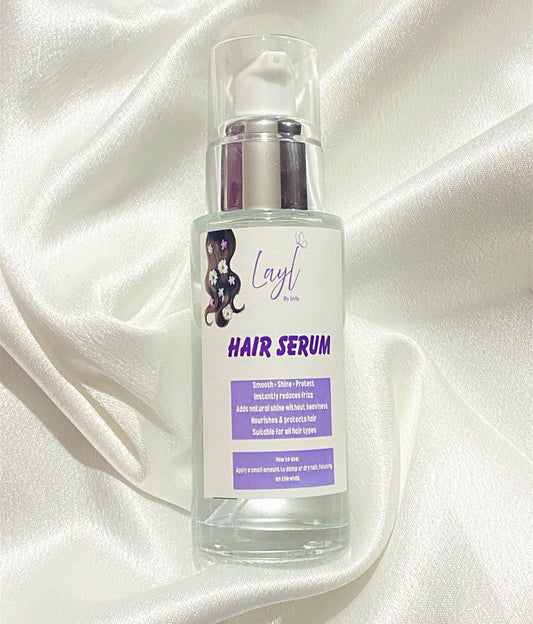 Glossy hair serum - anti frizz